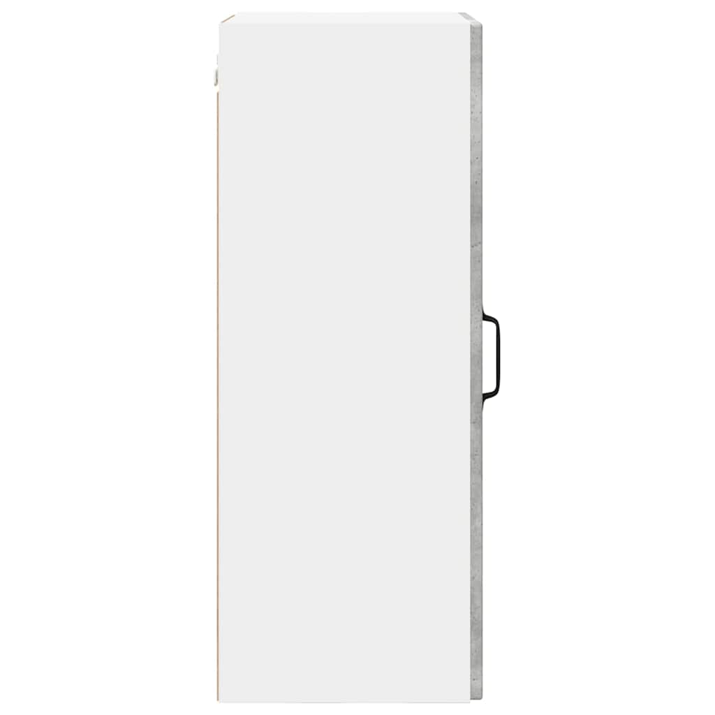 vidaXL Κρεμαστό ντουλάπι κουζίνας Σκυρόδεμα Γκρι 40 x 31 x 80 εκ.