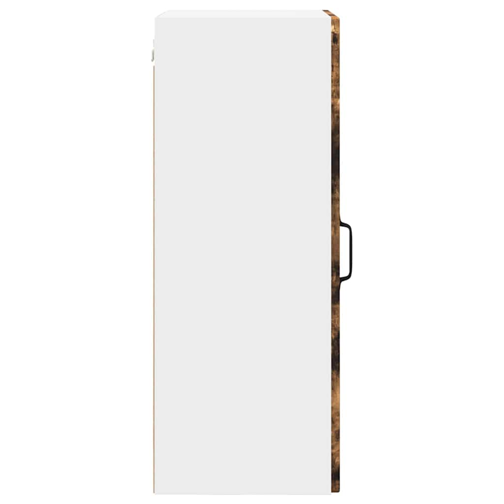 vidaXL Κρεμαστό ντουλάπι κουζίνας Καπνιστό Δρύς 40 x 31 x 80 εκ.