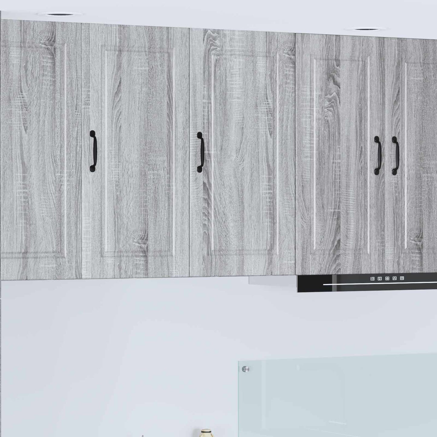 vidaXL Ντουλάπα Κουζίνας με ράφι Γκρίζο Σονομα 40 x 31 x 80 εκ.