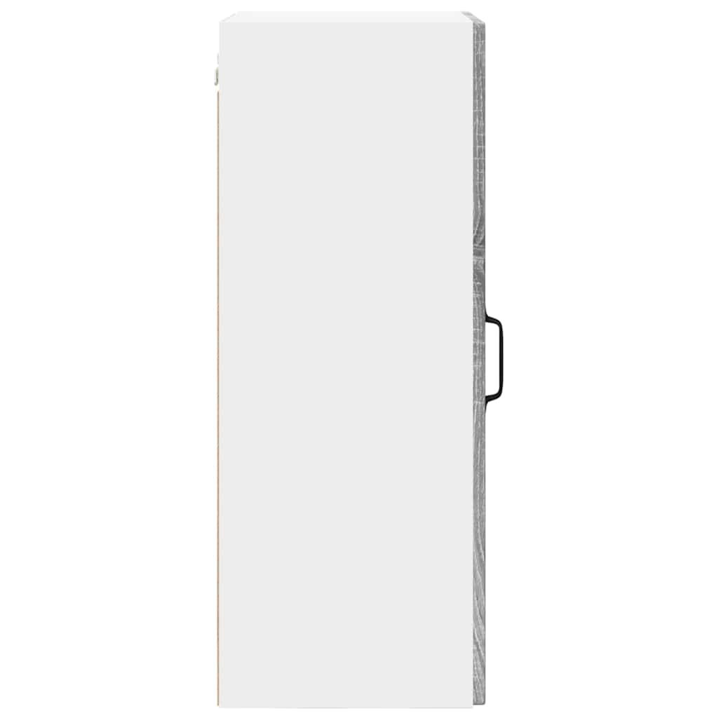 vidaXL Κρεμαστό ντουλάπι κουζίνας Γκρίζο Σονομα 40 x 31 x 80 εκ.