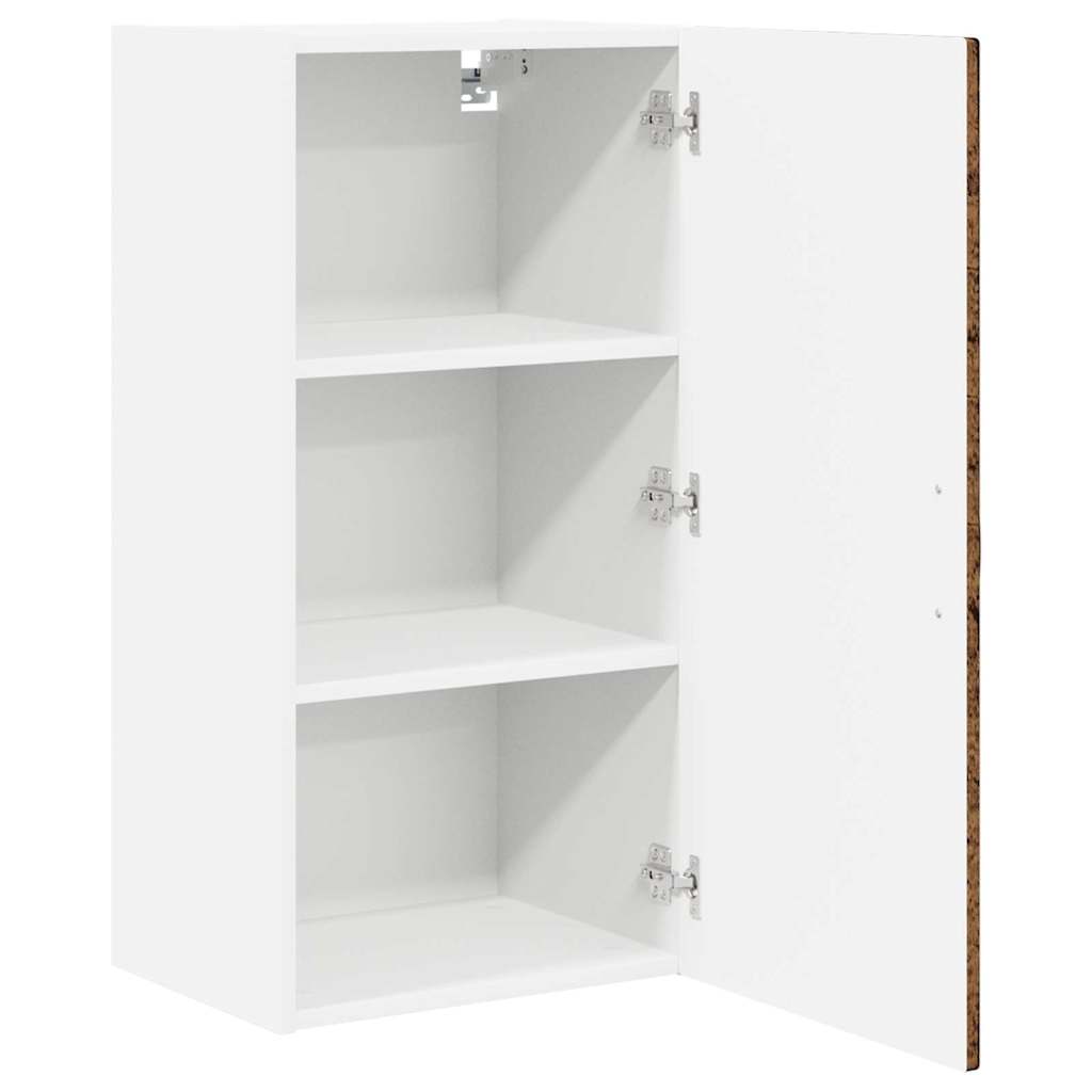 vidaXL Κρεμαστό ντουλάπι κουζίνας με ράφι Παλιό Ξύλο 40 x 31 x 80 εκ.