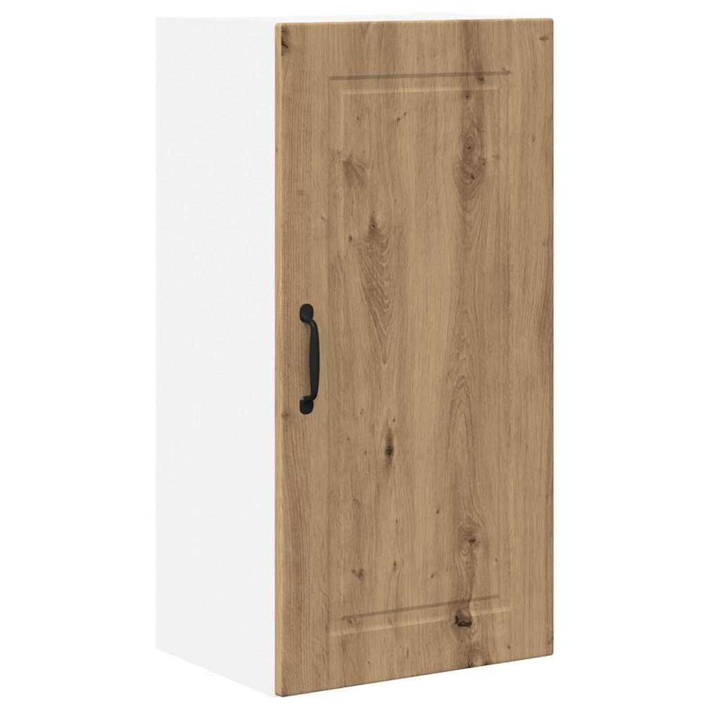 vidaXL Κρεμαστό ντουλάπι κουζίνας με ράφι Artisan Oak 40 x 31 x 80 εκ.