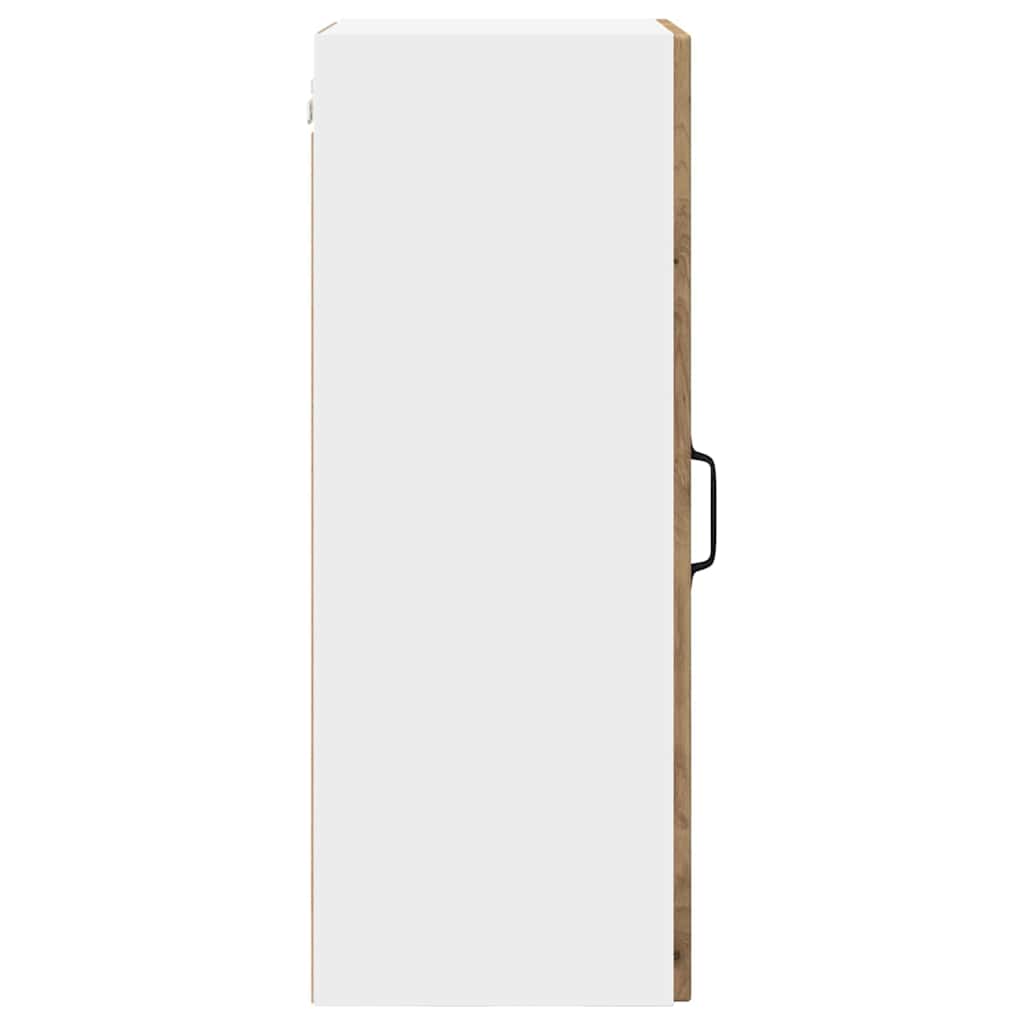 vidaXL Κρεμαστό ντουλάπι κουζίνας με ράφι Artisan Oak 40 x 31 x 80 εκ.