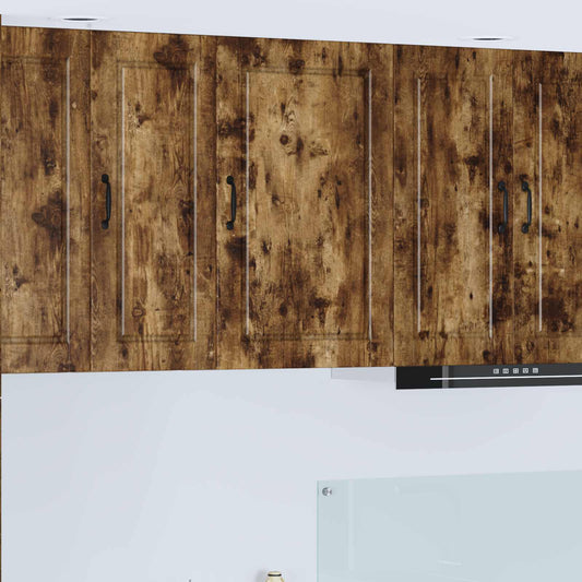 vidaXL Ντουλάπα Κουζίνας με ράφι Καπνιστό Δρύς 50 x 31 x 80 εκ.