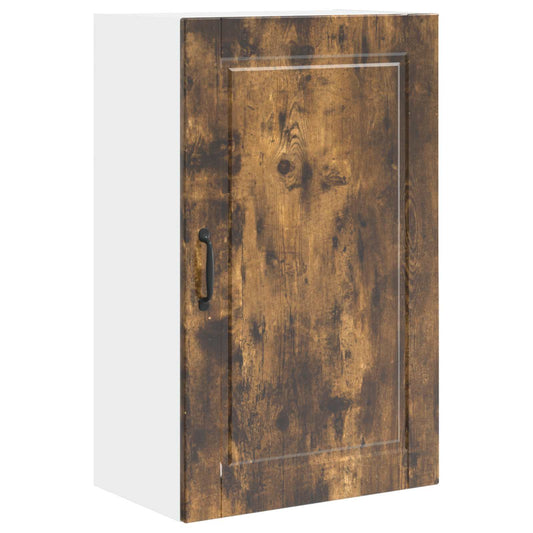 vidaXL Ντουλάπα Κουζίνας με ράφι Καπνιστό Δρύς 50 x 31 x 80 εκ.