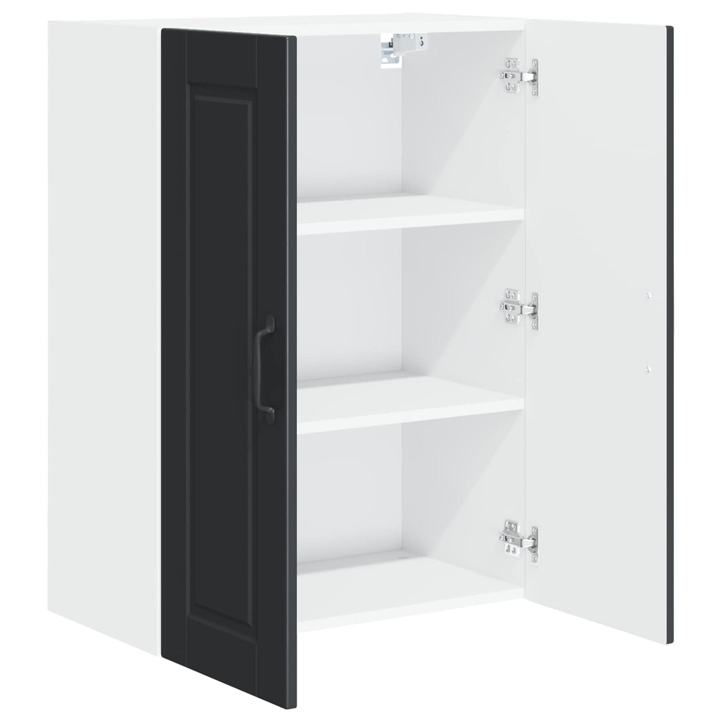 vidaXL Ντουλάπα Κουζίνας Μαύρο 60 x 31 x 80 εκ. Επεξεργασμένο ξύλο