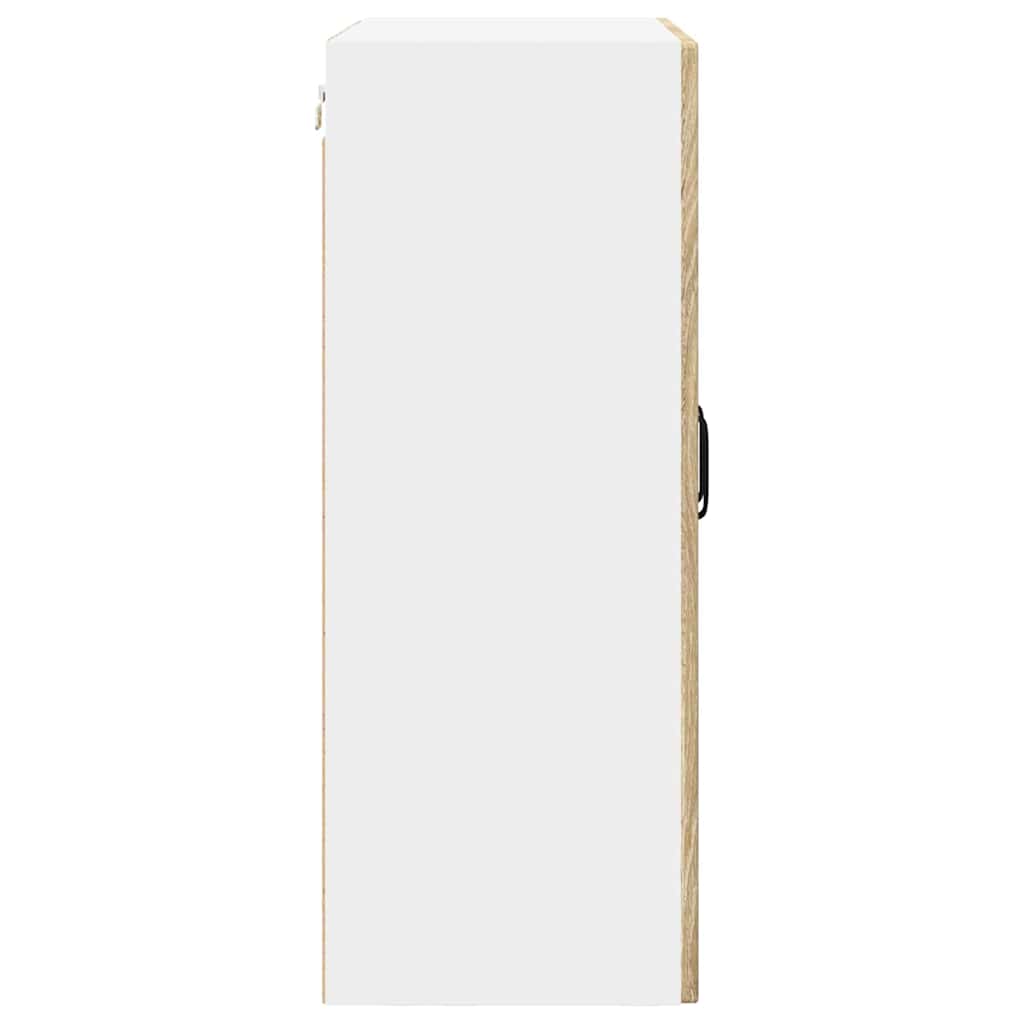 vidaXL Κρεμαστό ντουλάπι κουζίνας με ράφι Δρύς Sonoma 60 x 31 x 80 εκ.