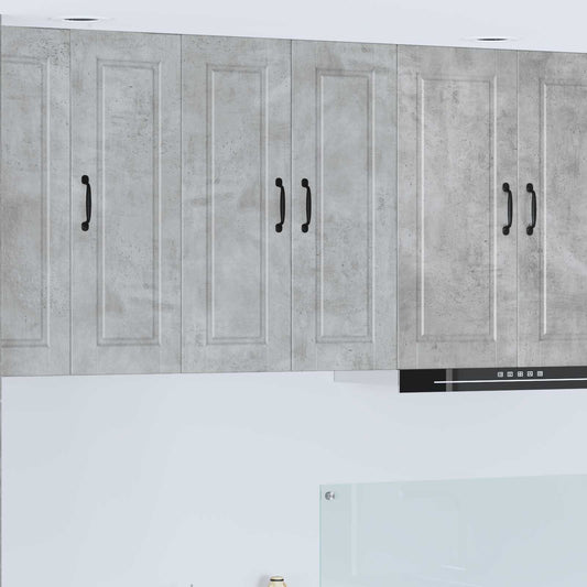 vidaXL Ντουλάπα Κουζίνας με ράφι Σκυρόδεμα Γκρι 60 x 31 x 80 εκ.