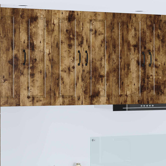 vidaXL Ντουλάπα Κουζίνας με ράφι Καπνιστό Δρύς 60 x 31 x 80 εκ.