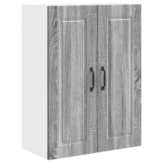 vidaXL Ντουλάπα Κουζίνας με ράφι Γκρίζο Σονομα 60 x 31 x 80 εκ.