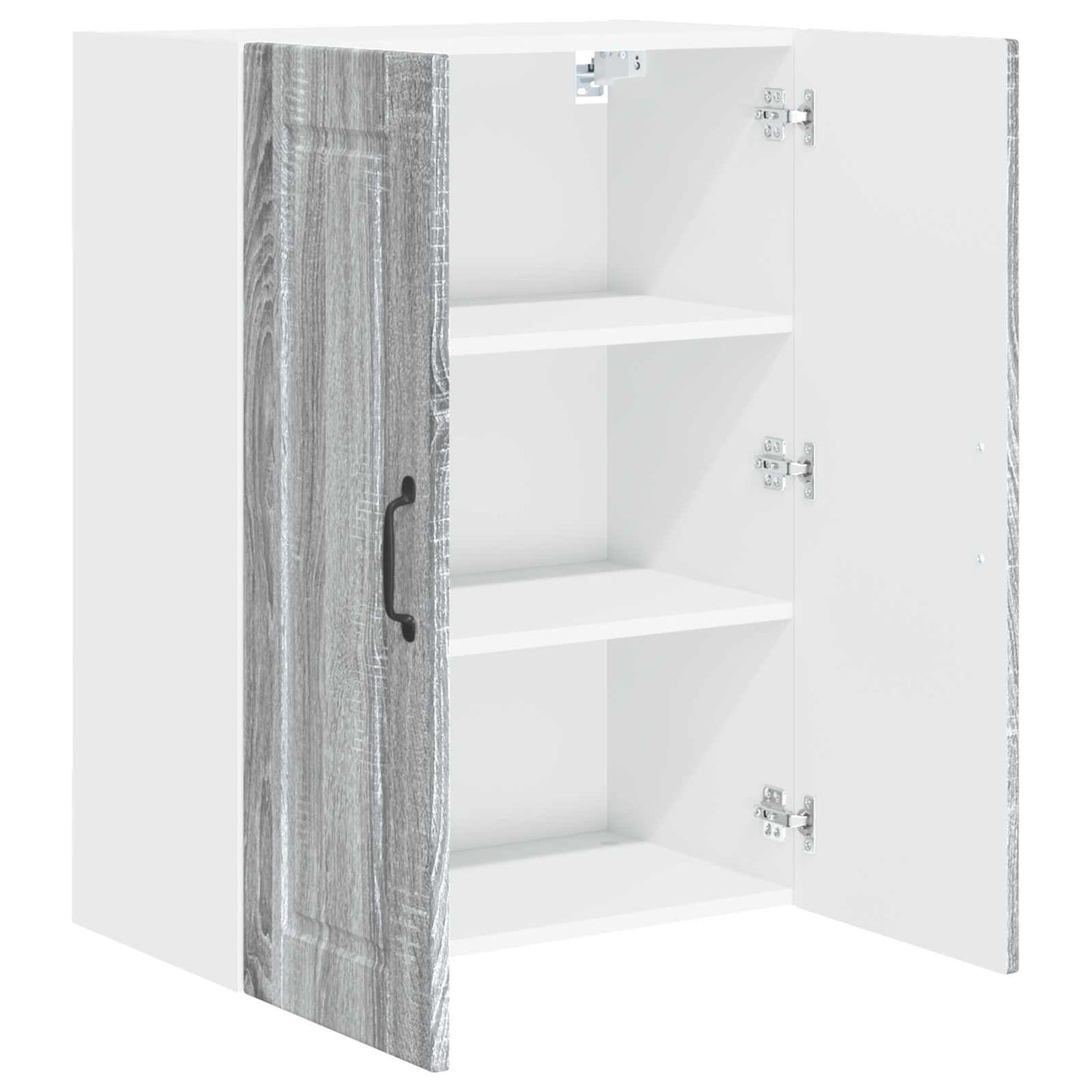 vidaXL Ντουλάπα Κουζίνας με ράφι Γκρίζο Σονομα 60 x 31 x 80 εκ.