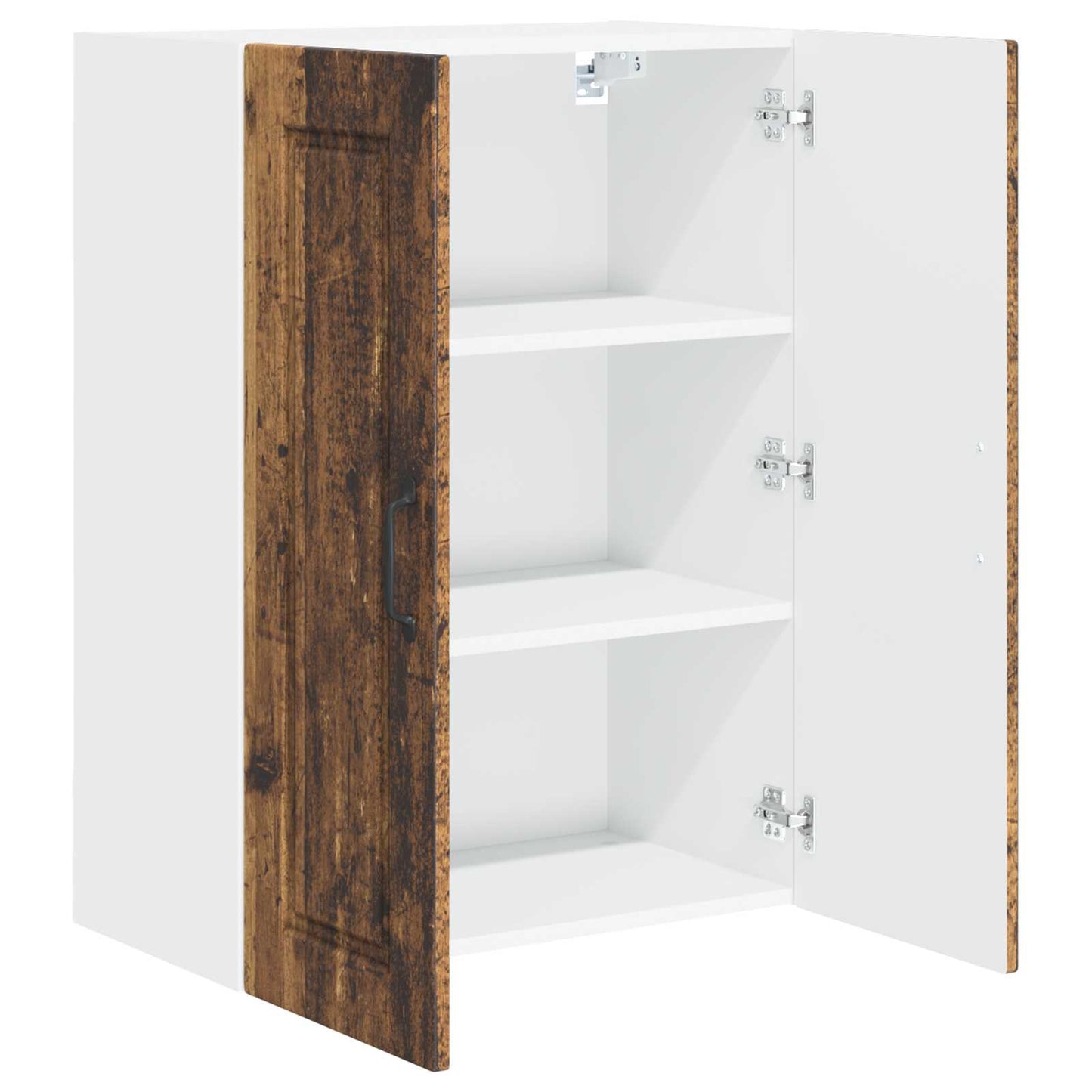 vidaXL Ντουλάπα Κουζίνας με ράφι Επιτοίχιο Παλιό ξύλο 60 x 31 x 80 εκ.