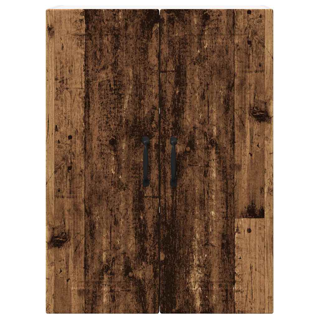 vidaXL Κρεμαστό ντουλάπι κουζίνας με ράφι Παλιό Ξύλο 60 x 31 x 80 εκ.