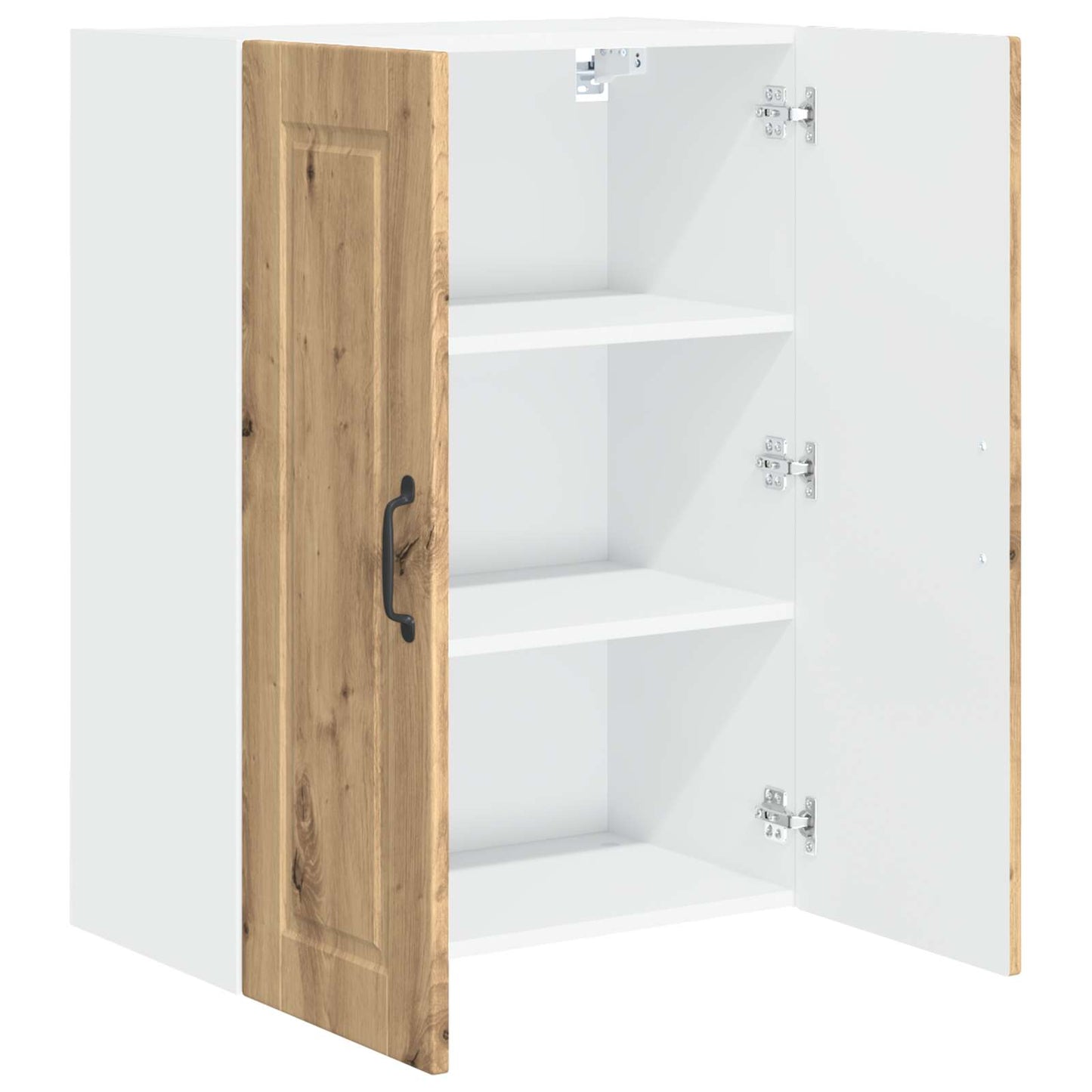 vidaXL Ντουλάπα Κουζίνας με ράφι με πόρτα Artisan Oak 60 x 31 x 80 εκ.