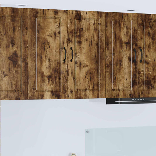 vidaXL Ντουλάπα Κουζίνας με ράφι Καπνιστό Δρύς 80 x 31 x 80 εκ.