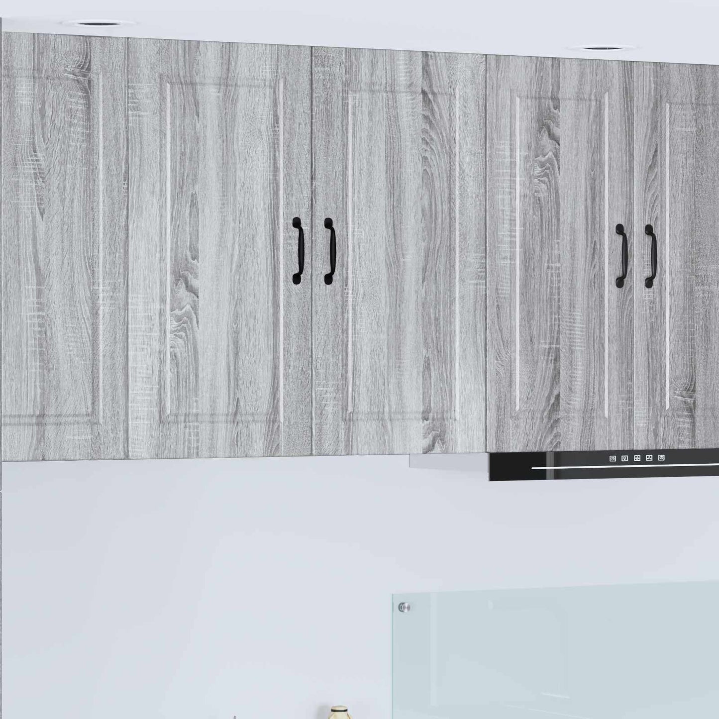 vidaXL Ντουλάπα Κουζίνας με ράφι Γκρίζο Σονομα 80 x 31 x 80 εκ.