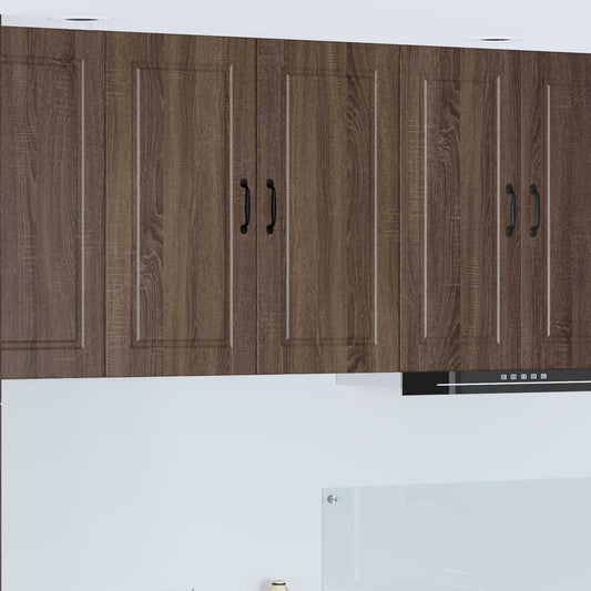 vidaXL Ντουλάπα Κουζίνας Καφέ δρυς 80 x 31 x 80 εκ. Επεξεργασμένο ξύλο