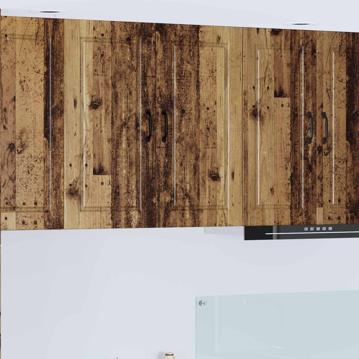 vidaXL Ντουλάπα Κουζίνας με ράφι Επιτοίχιο Παλιό ξύλο 80 x 31 x 80 εκ.