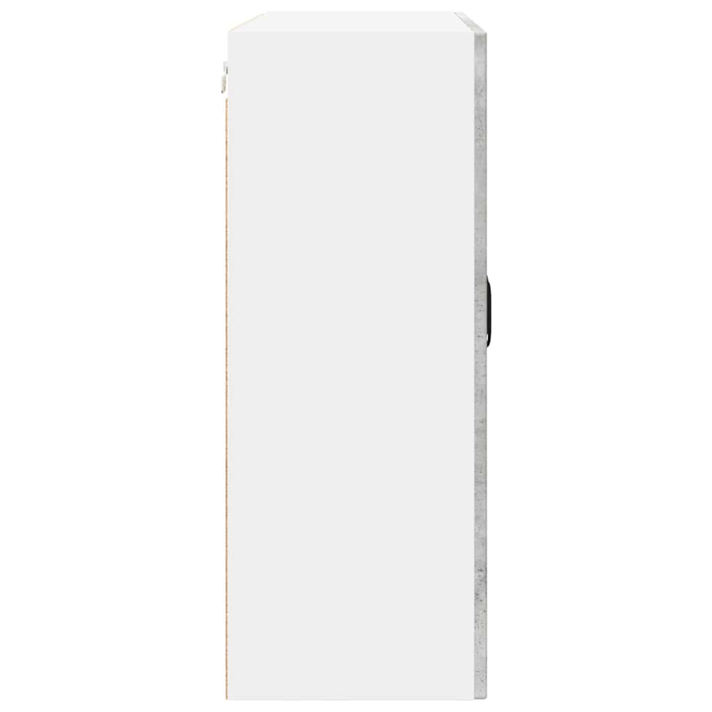 vidaXL Κρεμαστό ντουλάπι κουζίνας Σκυρόδεμα Γκρι 80 x 31 x 80 εκ.