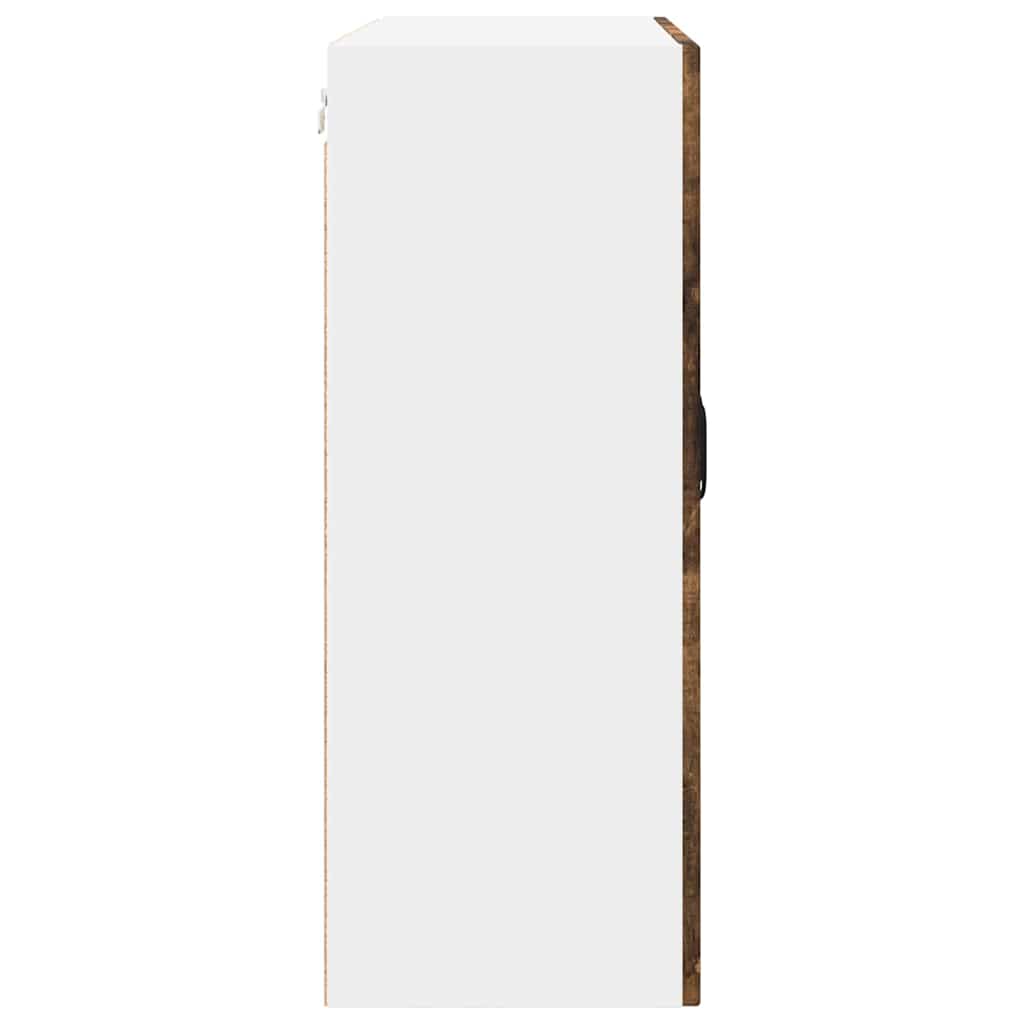 vidaXL Κρεμαστό ντουλάπι κουζίνας Καπνιστό Δρύς 80 x 31 x 80 εκ.