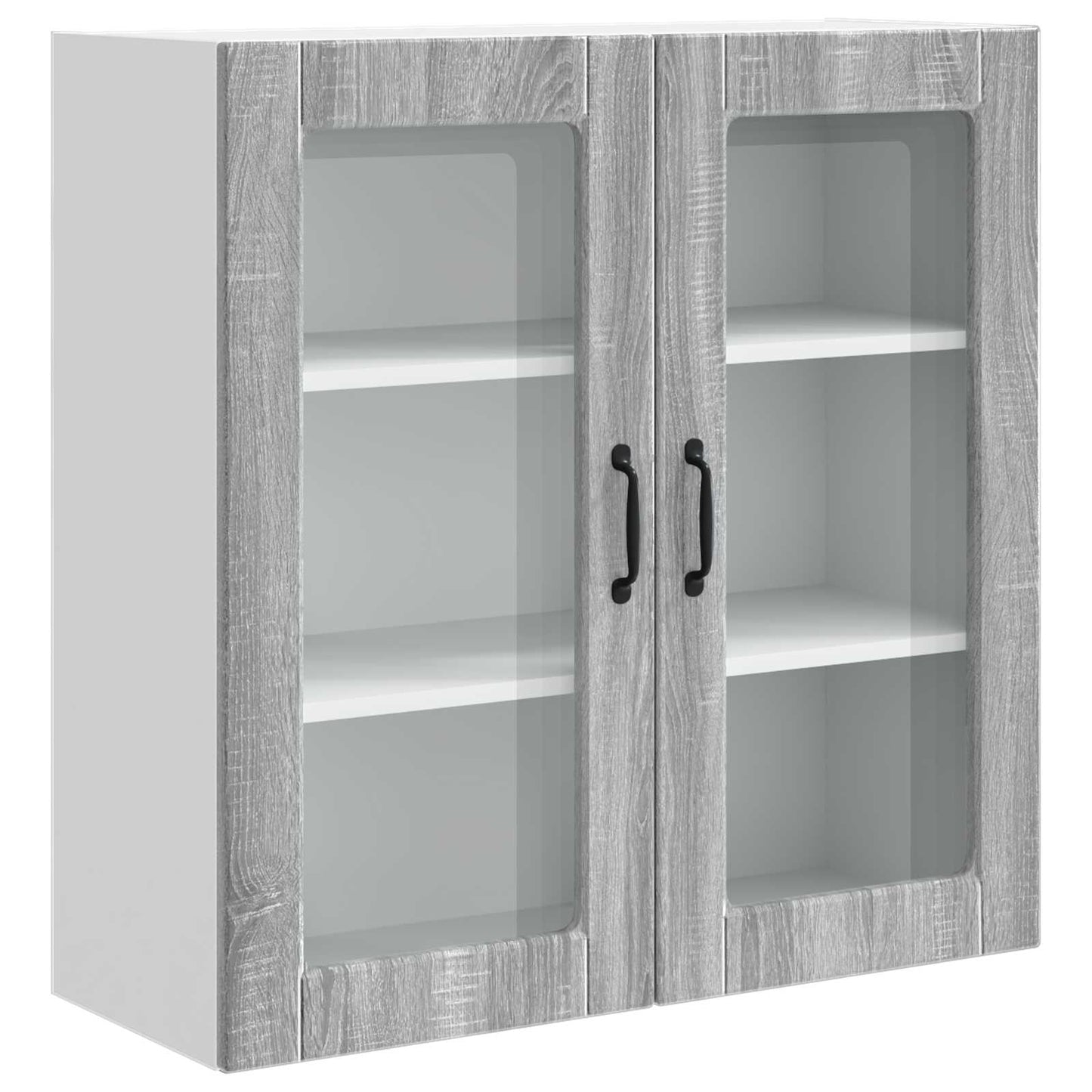 vidaXL Ντουλάπα Κουζίνας με ράφι Γκρίζο Σονομα 80 x 31 x 80 εκ.