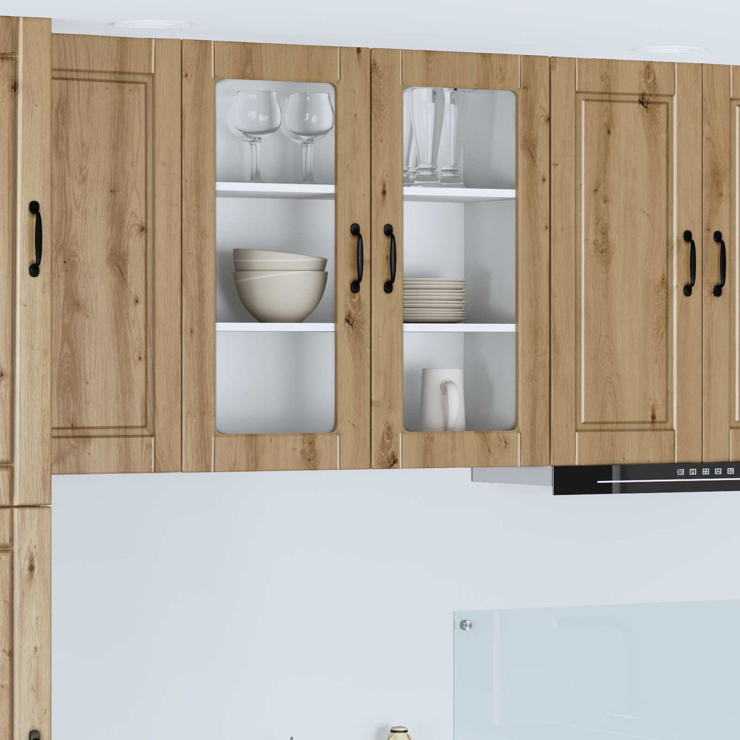 vidaXL Ντουλάπα Κουζίνας με ράφι με πόρτα Artisan Oak 80 x 31 x 80 εκ.