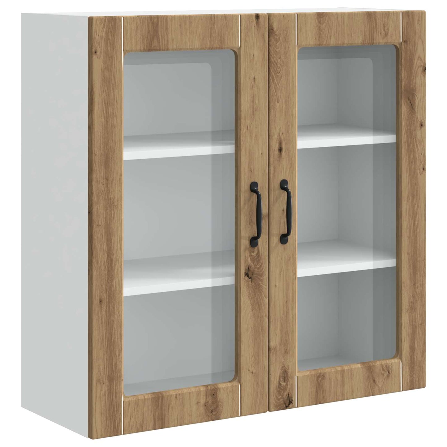vidaXL Ντουλάπα Κουζίνας με ράφι με πόρτα Artisan Oak 80 x 31 x 80 εκ.
