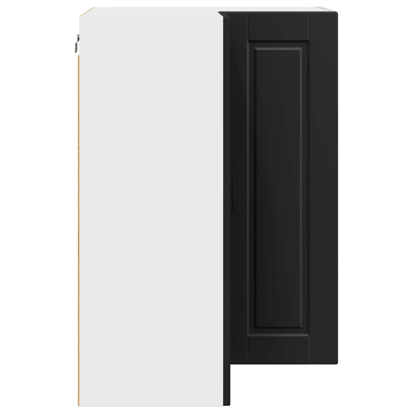 vidaXL Ντουλάπα Κουζίνας Μαύρο 57 x 57 x 80 εκ. Επεξεργασμένο ξύλο