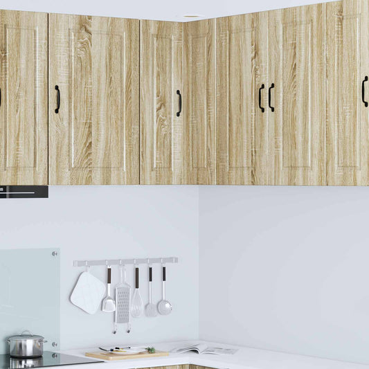 vidaXL Ντουλάπα Κουζίνας με ράφι με πόρτα Δρύς Sonoma 57 x 57 x 80 εκ.