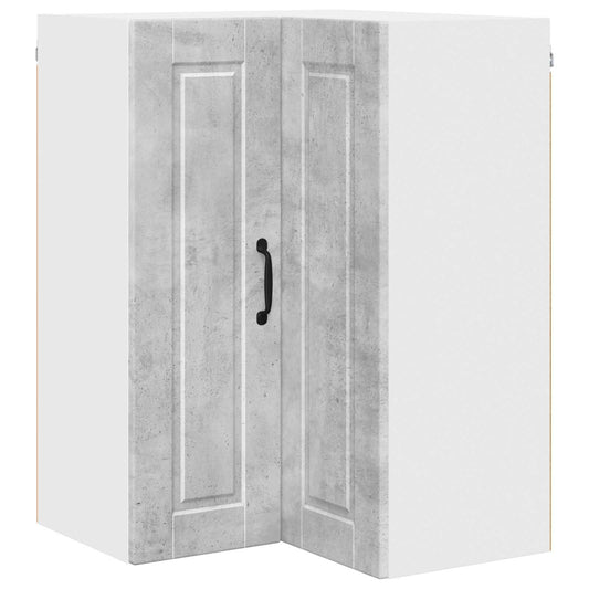 vidaXL Ντουλάπα Κουζίνας με ράφι Σκυρόδεμα Γκρι 57 x 57 x 80 εκ.