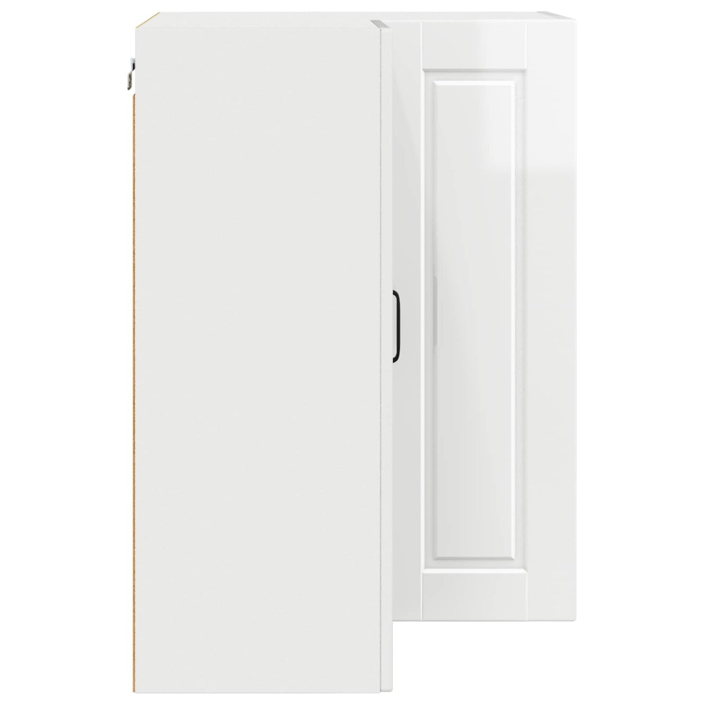 vidaXL Ντουλάπα Κουζίνας Υψηλής γυαλάδας λευκό 57 x 57 x 80 εκ.