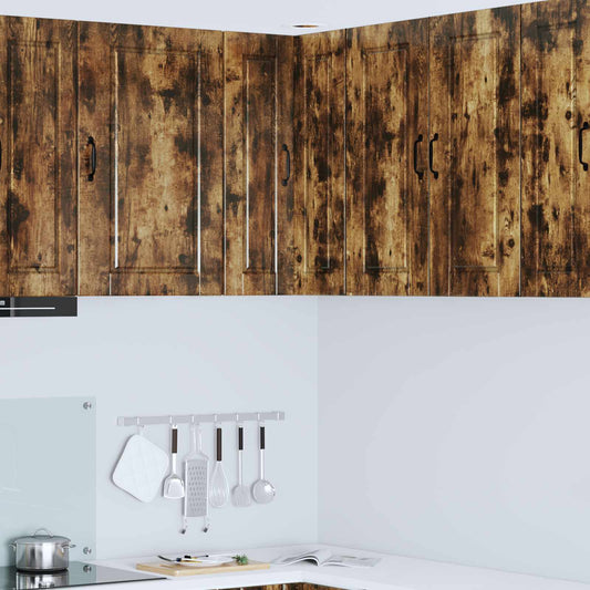 vidaXL Ντουλάπα Κουζίνας με ράφι Καπνιστό Δρύς 57 x 57 x 80 εκ.