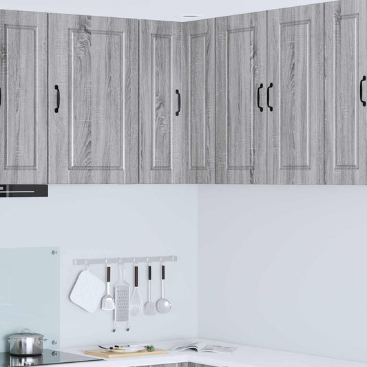 vidaXL Ντουλάπα Κουζίνας με ράφι Γκρίζο Σονομα 57 x 57 x 80 εκ.