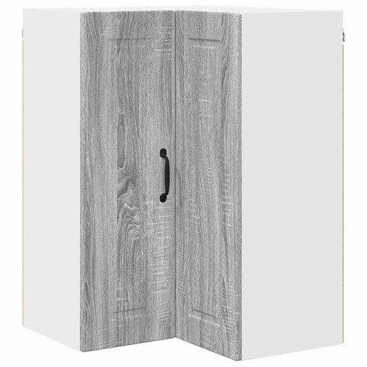 vidaXL Κρεμαστό ντουλάπι κουζίνας Γκρίζο Σονομα 57 x 57 x 80 εκ.