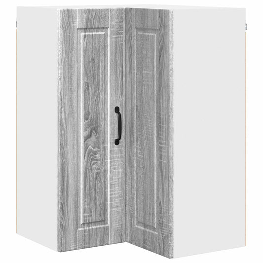 vidaXL Ντουλάπα Κουζίνας με ράφι Γκρίζο Σονομα 57 x 57 x 80 εκ.