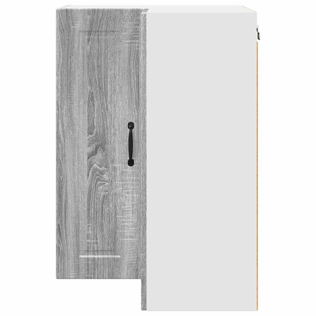 vidaXL Κρεμαστό ντουλάπι κουζίνας Γκρίζο Σονομα 57 x 57 x 80 εκ.