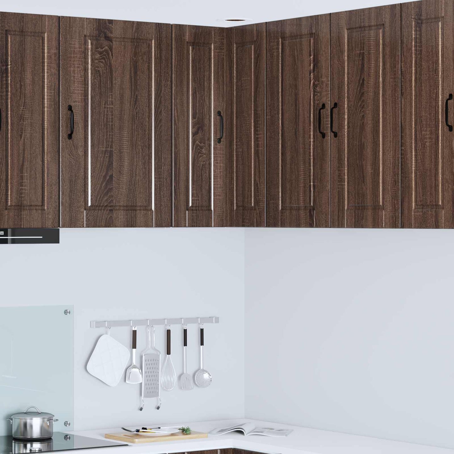 vidaXL Ντουλάπα Κουζίνας Καφέ δρυς 57 x 57 x 80 εκ. Επεξεργασμένο ξύλο