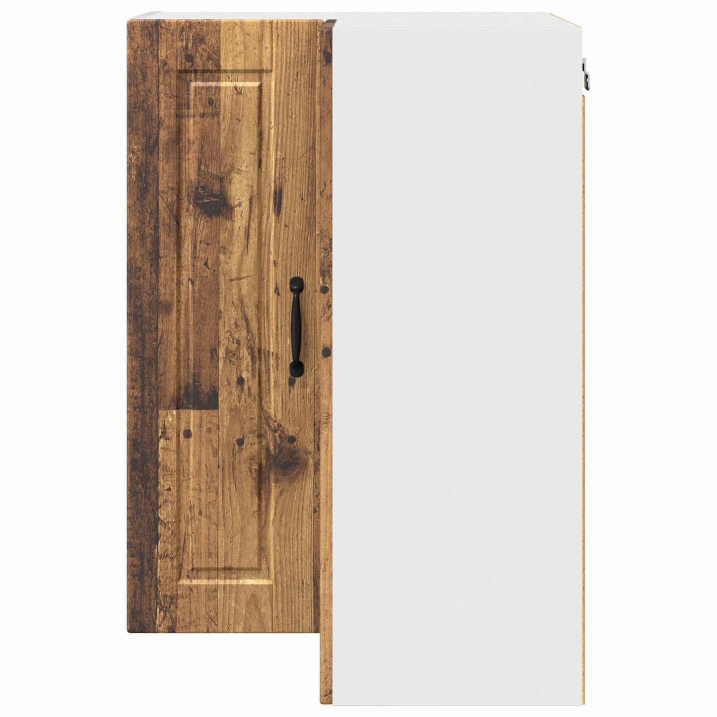 vidaXL Ντουλάπα Κουζίνας με ράφι Επιτοίχιο Παλιό ξύλο 57 x 57 x 80 εκ.