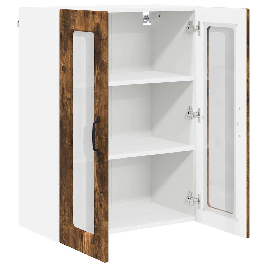 vidaXL Ντουλάπα Κουζίνας με ράφι Καπνιστό Δρύς 60 x 31 x 80 εκ.