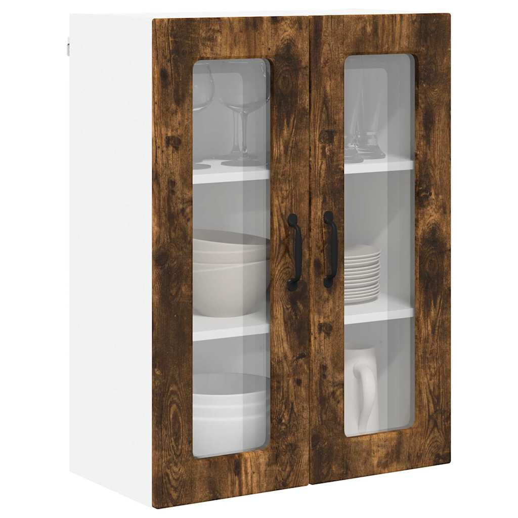 vidaXL Ντουλάπα Κουζίνας με ράφι Καπνιστό Δρύς 60 x 31 x 80 εκ.