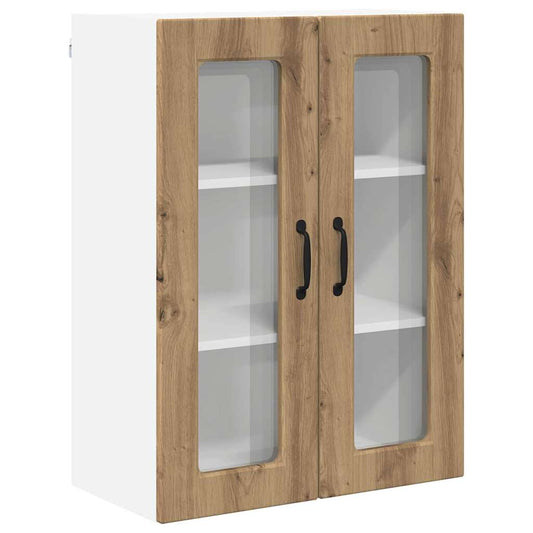 vidaXL Ντουλάπα Κουζίνας με ράφι με πόρτα Artisan Oak 60 x 31 x 80 εκ.