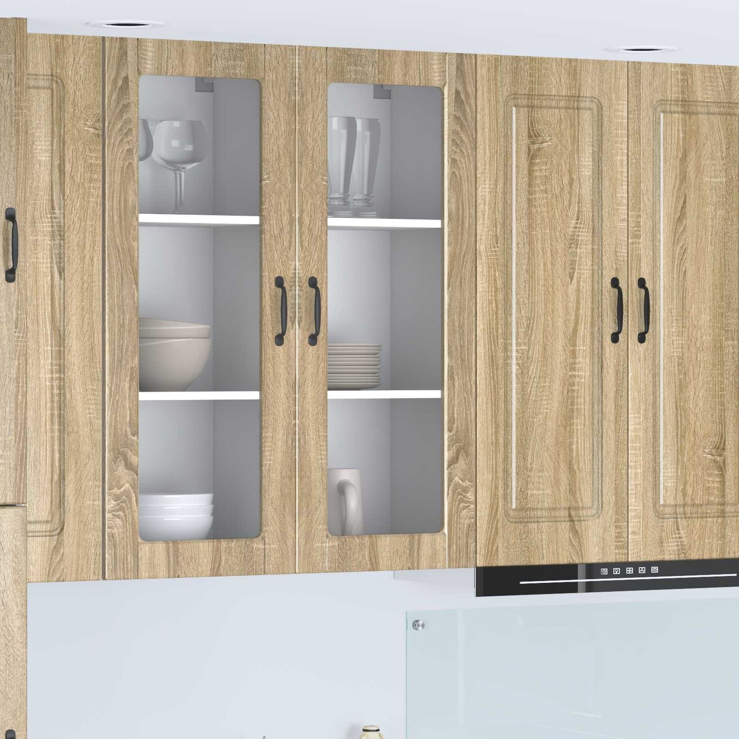 vidaXL Ντουλάπα Κουζίνας με ράφι Δρύς Sonoma 40 x 31 x 100 εκ.
