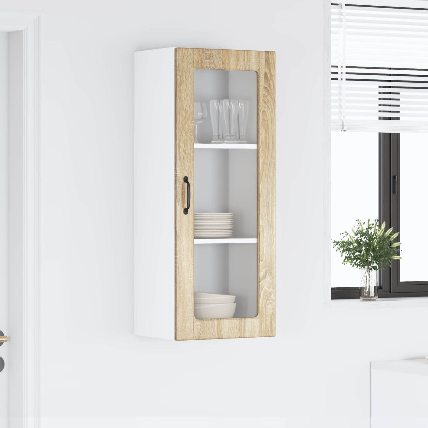 vidaXL Ντουλάπα Κουζίνας με ράφι Δρύς Sonoma 40 x 31 x 100 εκ.