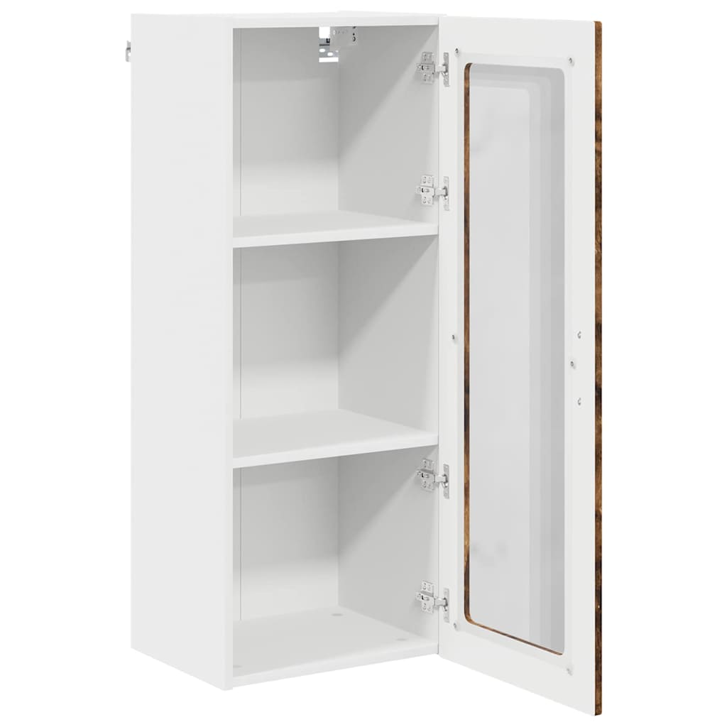 vidaXL Κρεμαστό ντουλάπι κουζίνας Καπνιστό Δρύς 40 x 31 x 100 εκ.