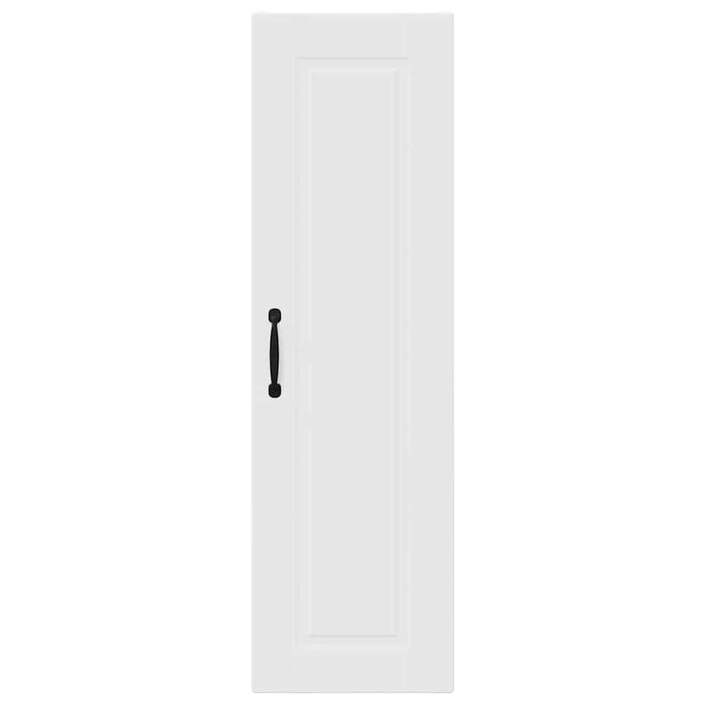 vidaXL Κρεμαστό ντουλάπι κουζίνας με ράφι Λευκό 30 x 31 x 100 εκ.