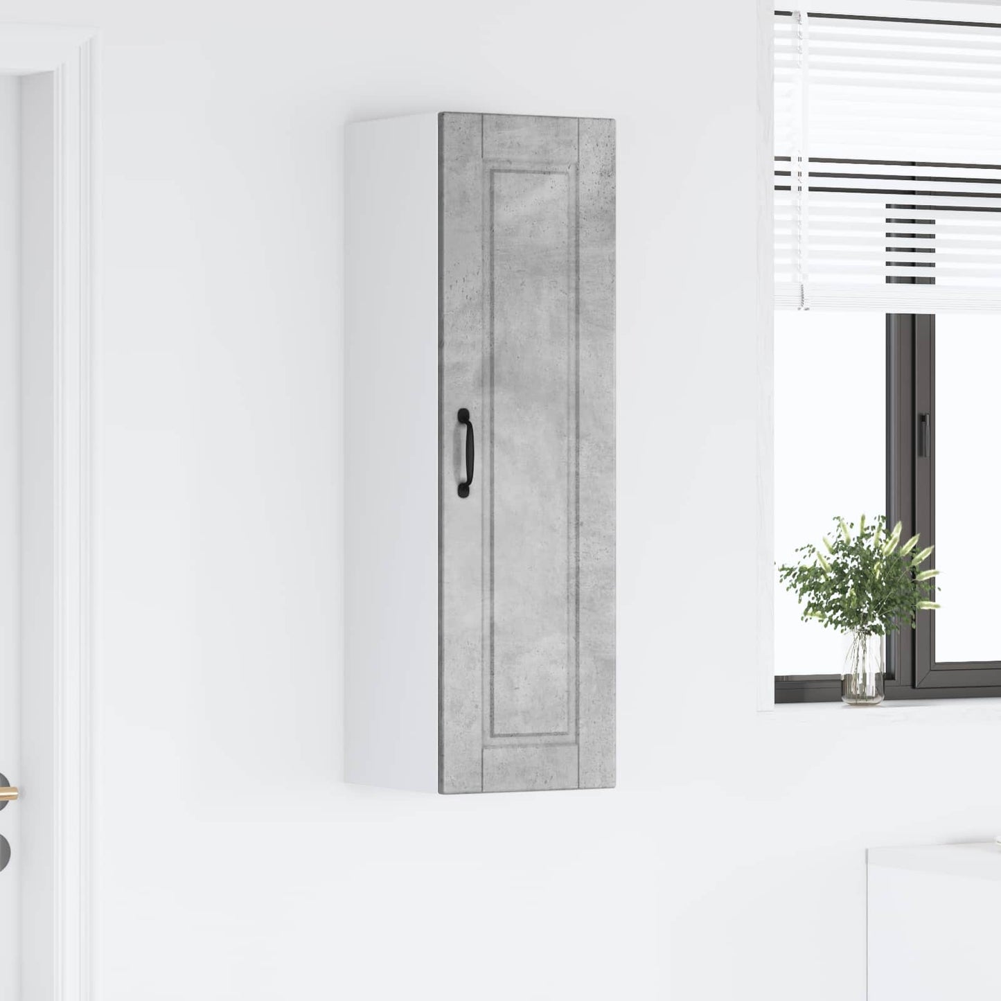 vidaXL Ντουλάπα Κουζίνας με ράφι Σκυρόδεμα Γκρι 30 x 31 x 100 εκ.