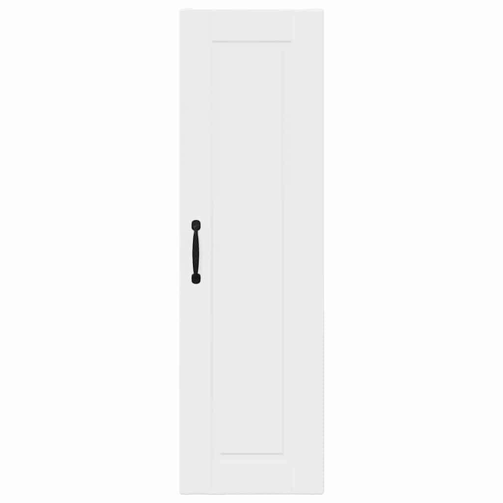 vidaXL Κρεμαστό ντουλάπι κουζίνας με ράφι Υψηλής γυαλάδας λευκό