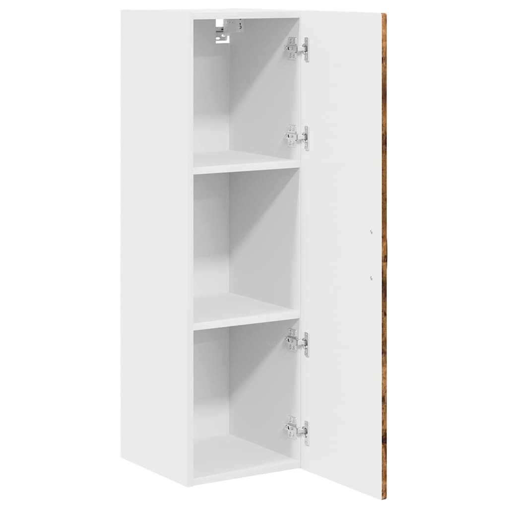 vidaXL Κρεμαστό ντουλάπι κουζίνας Καπνιστό Δρύς 30 x 31 x 100 εκ.