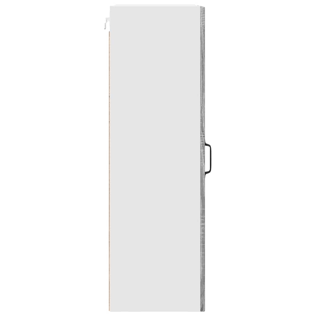 vidaXL Κρεμαστό ντουλάπι κουζίνας Γκρίζο Σονομα 30 x 31 x 100 εκ.