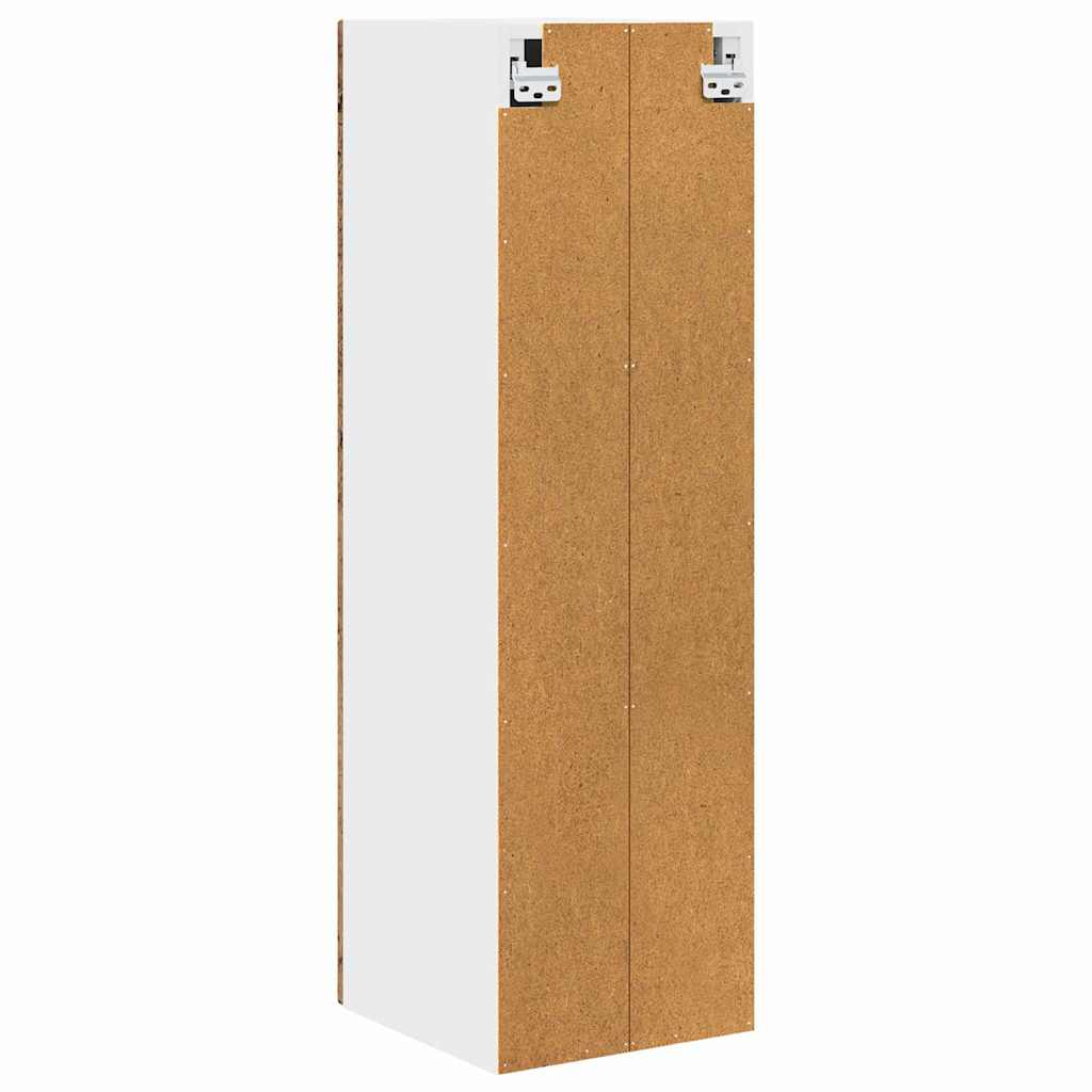 vidaXL Κρεμαστό ντουλάπι κουζίνας με ράφι Παλιό Ξύλο 30 x 31 x 100 εκ.